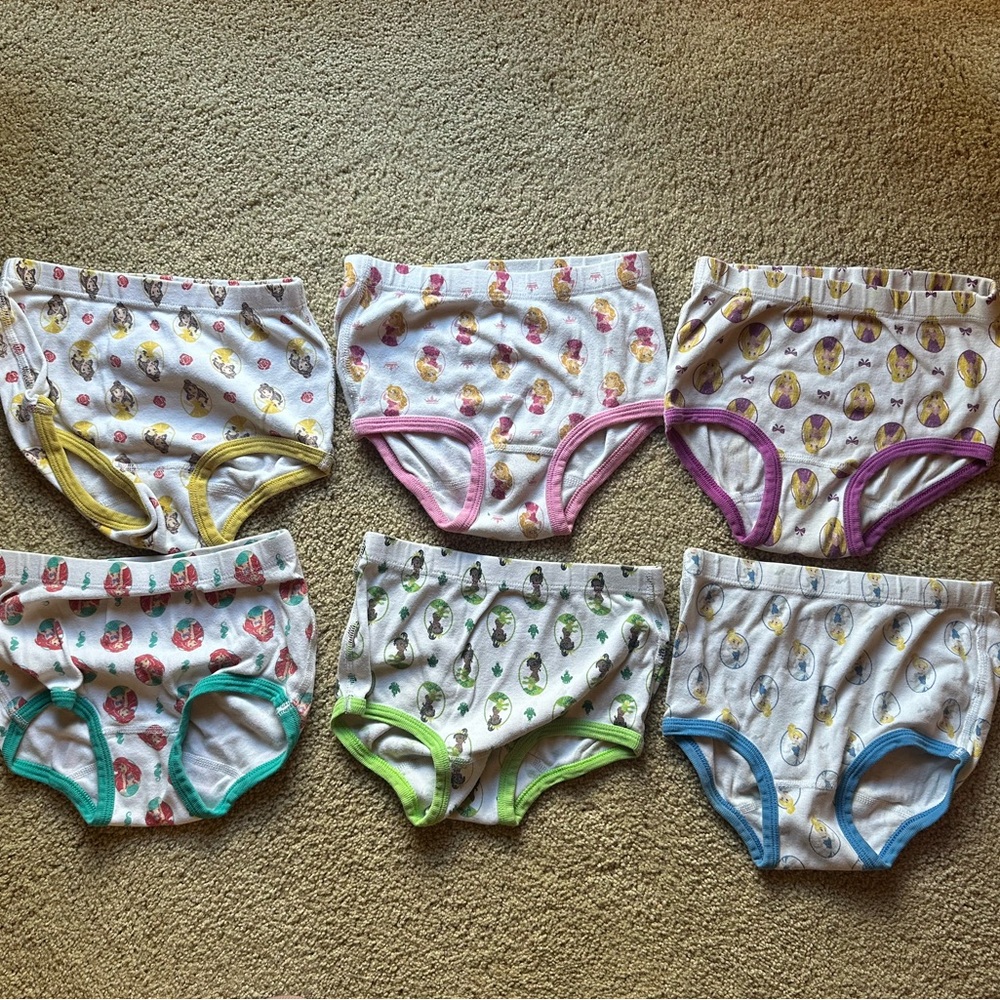 Hanna Andersson Disney Princesses Organic Cotton Classic Underwear Set